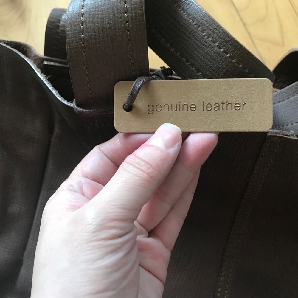 Ladies genuine leather totes